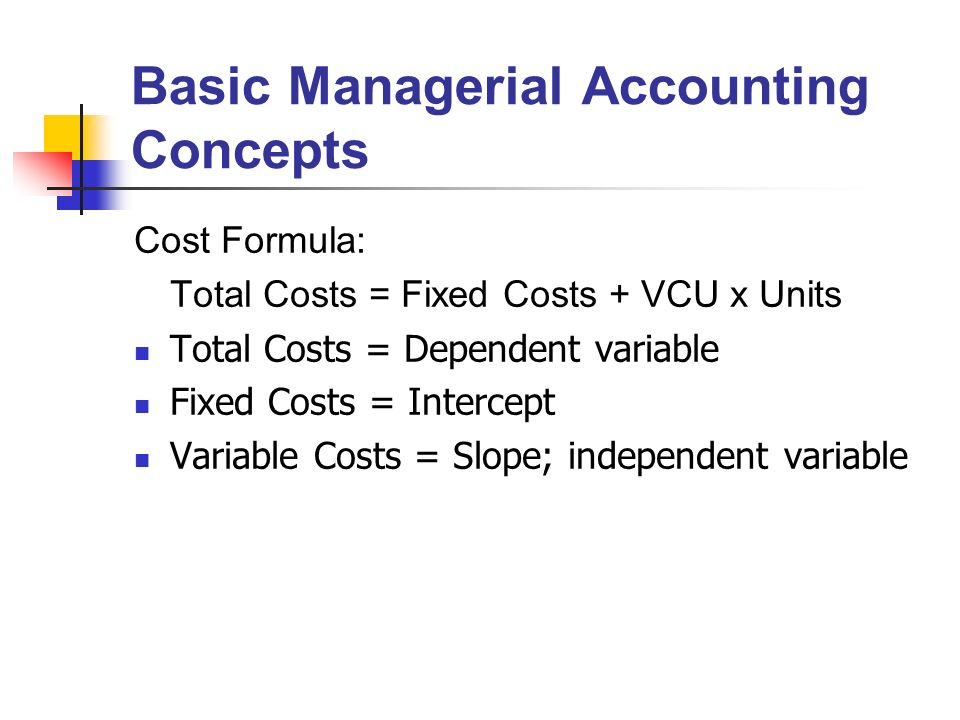 total fixed cost formula