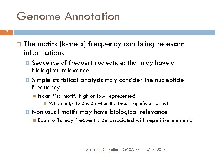 relevant informations