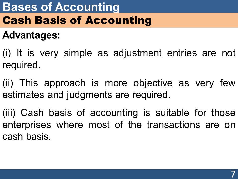 cash basis accounting