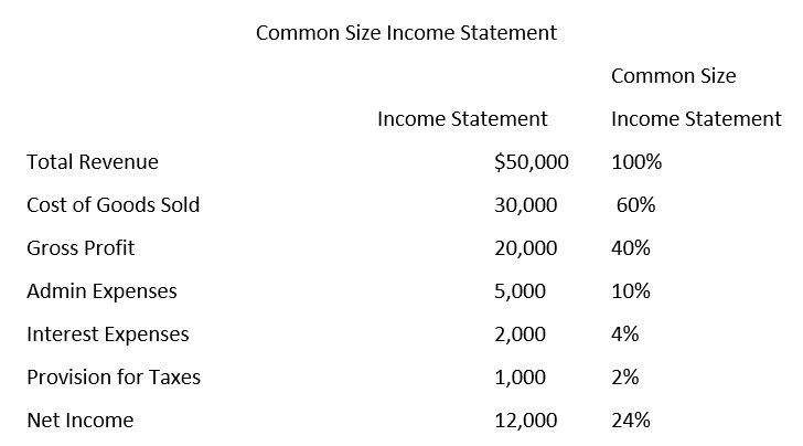 common size balance sheet