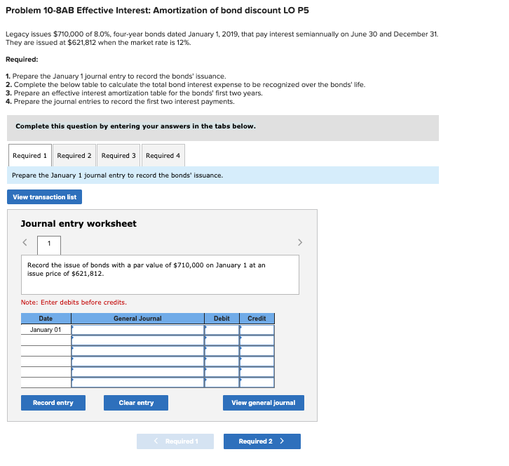 amortization of bond discount