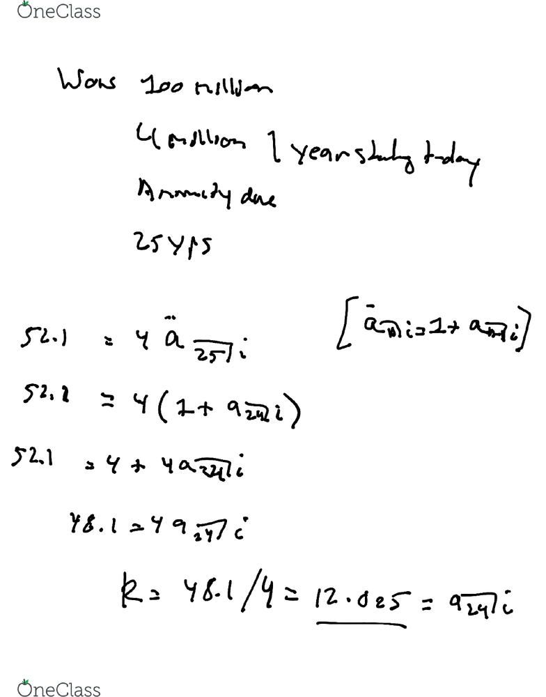 annuity due